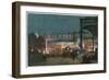 Victoria Stn at Night-Donald Maxwell-Framed Art Print