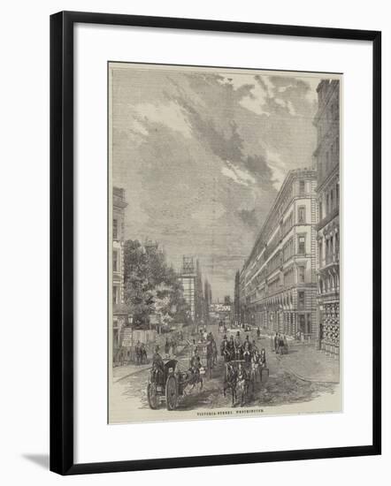 Victoria-Street, Westminster-null-Framed Giclee Print