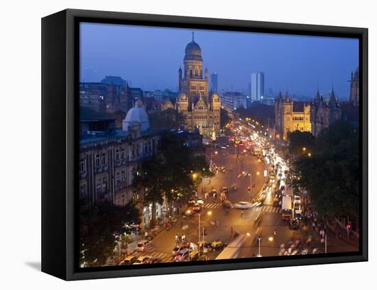 Victoria Terminus or Chhatrapati Shivaji Terminus (Cst), Mumbai (Bombay), India-Peter Adams-Framed Stretched Canvas