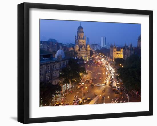 Victoria Terminus or Chhatrapati Shivaji Terminus (Cst), Mumbai (Bombay), India-Peter Adams-Framed Photographic Print