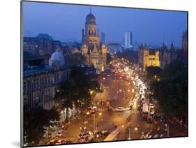 Victoria Terminus or Chhatrapati Shivaji Terminus (Cst), Mumbai (Bombay), India-Peter Adams-Mounted Photographic Print