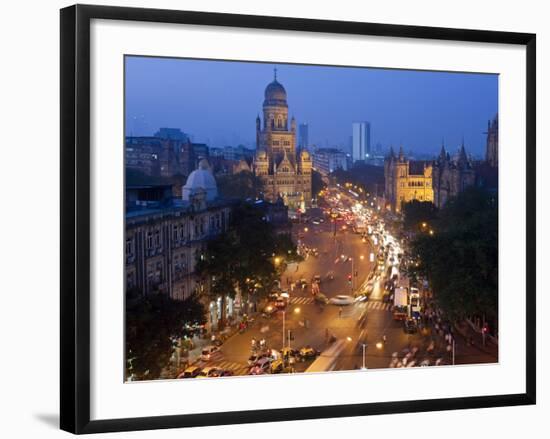 Victoria Terminus or Chhatrapati Shivaji Terminus (Cst), Mumbai (Bombay), India-Peter Adams-Framed Photographic Print