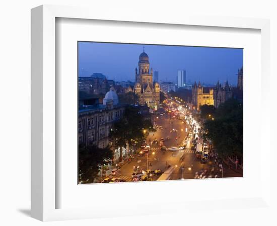 Victoria Terminus or Chhatrapati Shivaji Terminus (Cst), Mumbai (Bombay), India-Peter Adams-Framed Photographic Print