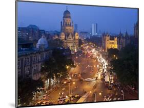 Victoria Terminus or Chhatrapati Shivaji Terminus (Cst), Mumbai (Bombay), India-Peter Adams-Mounted Photographic Print