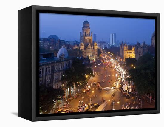 Victoria Terminus or Chhatrapati Shivaji Terminus (Cst), Mumbai (Bombay), India-Peter Adams-Framed Stretched Canvas