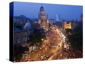 Victoria Terminus or Chhatrapati Shivaji Terminus (Cst), Mumbai (Bombay), India-Peter Adams-Stretched Canvas