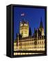 Victoria Tower and Houses of Parliament-Rudy Sulgan-Framed Stretched Canvas