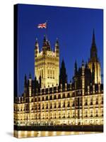 Victoria Tower and Houses of Parliament-Rudy Sulgan-Stretched Canvas