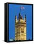 Victoria Tower and Houses of Parliament-Rudy Sulgan-Framed Stretched Canvas