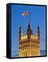 Victoria Tower and Houses of Parliament-Rudy Sulgan-Framed Stretched Canvas