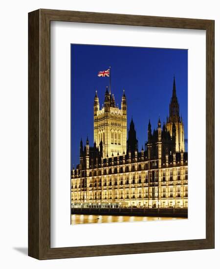 Victoria Tower and Houses of Parliament-Rudy Sulgan-Framed Photographic Print