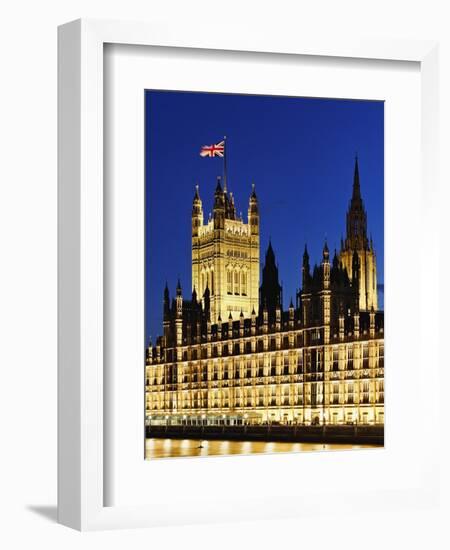 Victoria Tower and Houses of Parliament-Rudy Sulgan-Framed Photographic Print