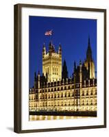 Victoria Tower and Houses of Parliament-Rudy Sulgan-Framed Photographic Print