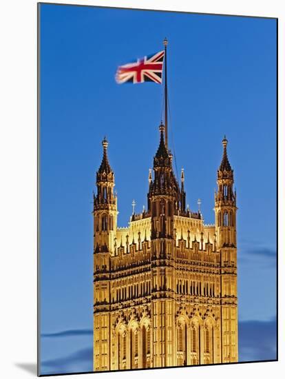 Victoria Tower and Houses of Parliament-Rudy Sulgan-Mounted Photographic Print