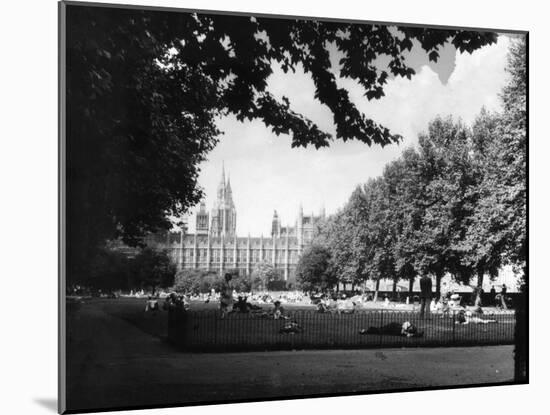 Victoria Tower Gardens-null-Mounted Photographic Print