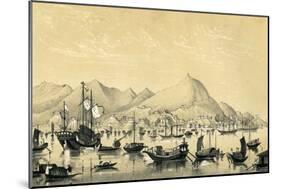 Victoria Town, Hong Kong Island, 1847-B Clayton-Mounted Giclee Print