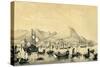 Victoria Town, Hong Kong Island, 1847-B Clayton-Stretched Canvas