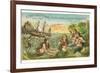 Victorian Advertisement for Hair Tonic, Mermaids-null-Framed Premium Giclee Print