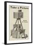 Victorian Advertisement for Harvard Camera-null-Framed Giclee Print