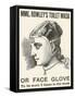 Victorian Advertisement for Women's Face Mask-null-Framed Stretched Canvas