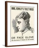 Victorian Advertisement for Women's Face Mask-null-Framed Giclee Print