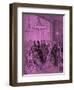 Victorian ball at the Mansion House, London engraving by Gustave Doré-Gustave Dore-Framed Giclee Print