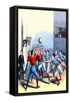 Victorian Basketball-null-Framed Stretched Canvas