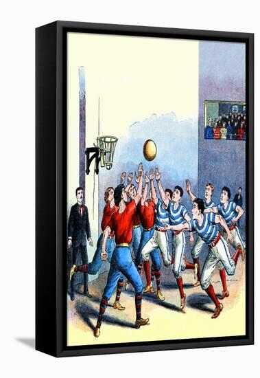 Victorian Basketball-null-Framed Stretched Canvas