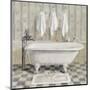 Victorian Bath IV White Tub-Danhui Nai-Mounted Art Print