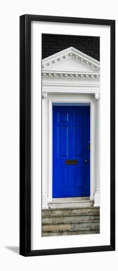 Victorian Blue Door - Architecure & Buildings - London - UK - England - Photography Door Poster-Philippe Hugonnard-Framed Photographic Print