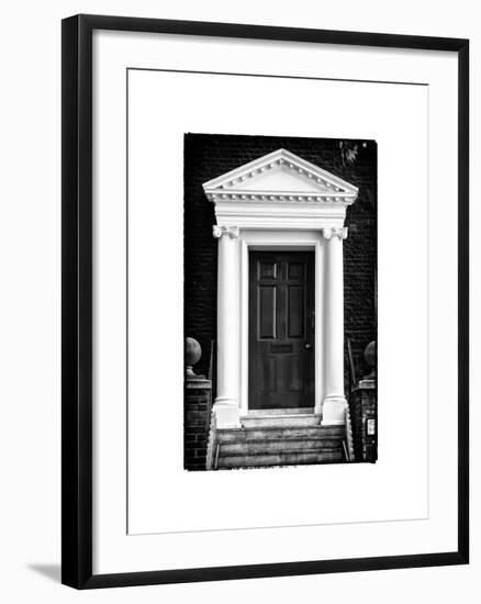 Victorian Blue Door - Architecure & Buildings - London - UK - England - United Kingdom - Europe-Philippe Hugonnard-Framed Photographic Print