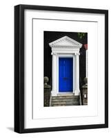 Victorian Blue Door - Architecure & Buildings - London - UK - England - United Kingdom - Europe-Philippe Hugonnard-Framed Art Print