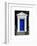 Victorian Blue Door - Architecure & Buildings - London - UK - England - United Kingdom - Europe-Philippe Hugonnard-Framed Art Print