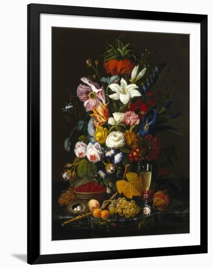 Victorian Bouquet, C. 1850-Severin Roesen-Framed Giclee Print