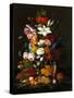 Victorian Bouquet-Severin Roesen-Stretched Canvas