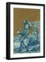 Victorian Boy Fly Casting-null-Framed Art Print