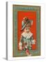 Victorian Boy in Frame with Doll-null-Stretched Canvas