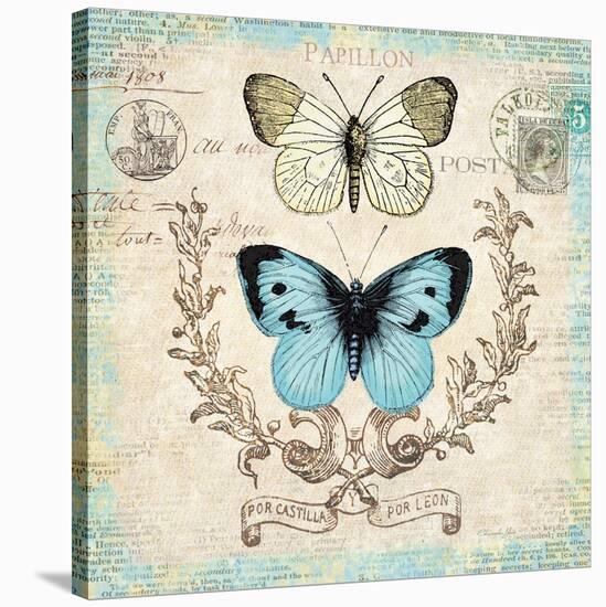 Victorian Butterflies-Christopher James-Stretched Canvas