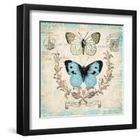 Victorian Butterflies-Christopher James-Framed Art Print