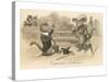 Victorian Cat Proposing, Expression d'Amour-null-Stretched Canvas