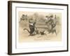 Victorian Cat Proposing, Expression d'Amour-null-Framed Art Print