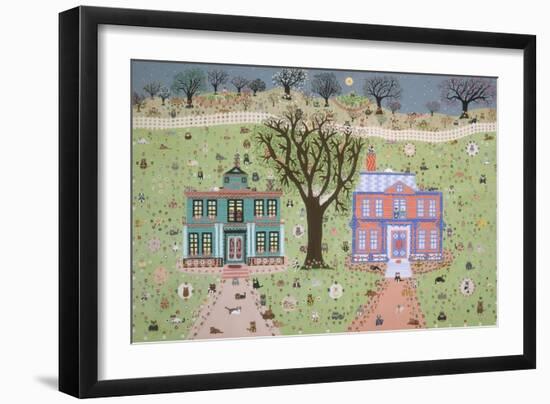 Victorian Cats-David Sheskin-Framed Giclee Print