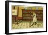 Victorian child and pet dog-John George Sowerby-Framed Giclee Print