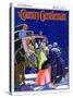 "Victorian Christmas Scene," Country Gentleman Cover, December 1, 1931-Kraske-Stretched Canvas