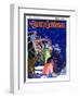 "Victorian Christmas Scene," Country Gentleman Cover, December 1, 1931-Kraske-Framed Giclee Print