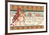 Victorian Cupid Delivering Mail-null-Framed Art Print