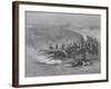 Victorian Derby at Tattenham Corner, 1872-Gustave Doré-Framed Giclee Print