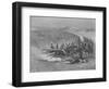 Victorian Derby at Tattenham Corner, 1872-Gustave Doré-Framed Giclee Print