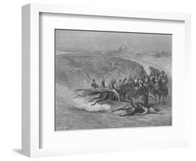 Victorian Derby at Tattenham Corner, 1872-Gustave Doré-Framed Giclee Print