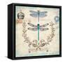 Victorian Dragonflies-Christopher James-Framed Stretched Canvas